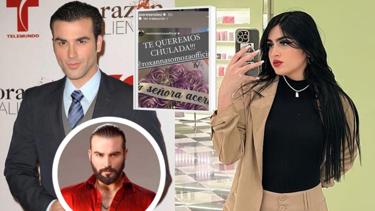 Imagen de 'El Teca', galán de telenovelas envía hermoso ramo de rosas a Roxanna Somoza