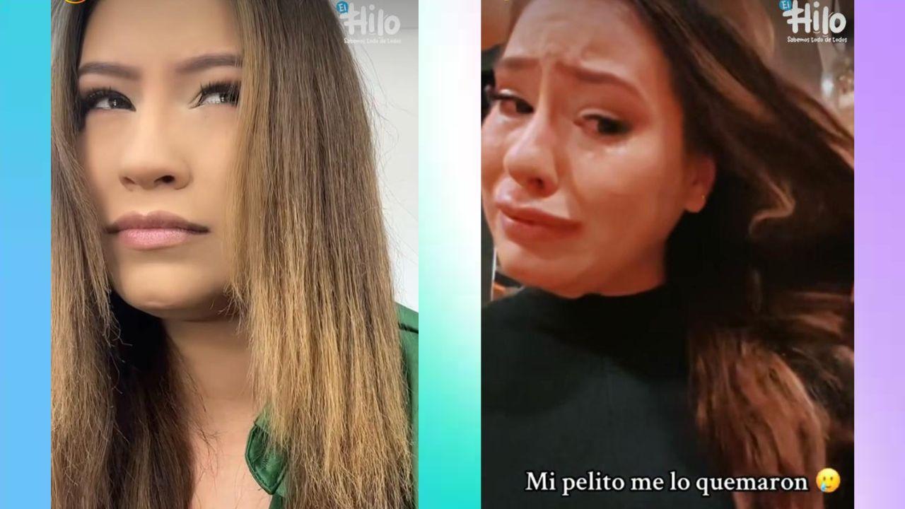 Imagen Principal de Nota: Alejandra Rubio buscaba un cambio de look y terminó con el cabello quemado
