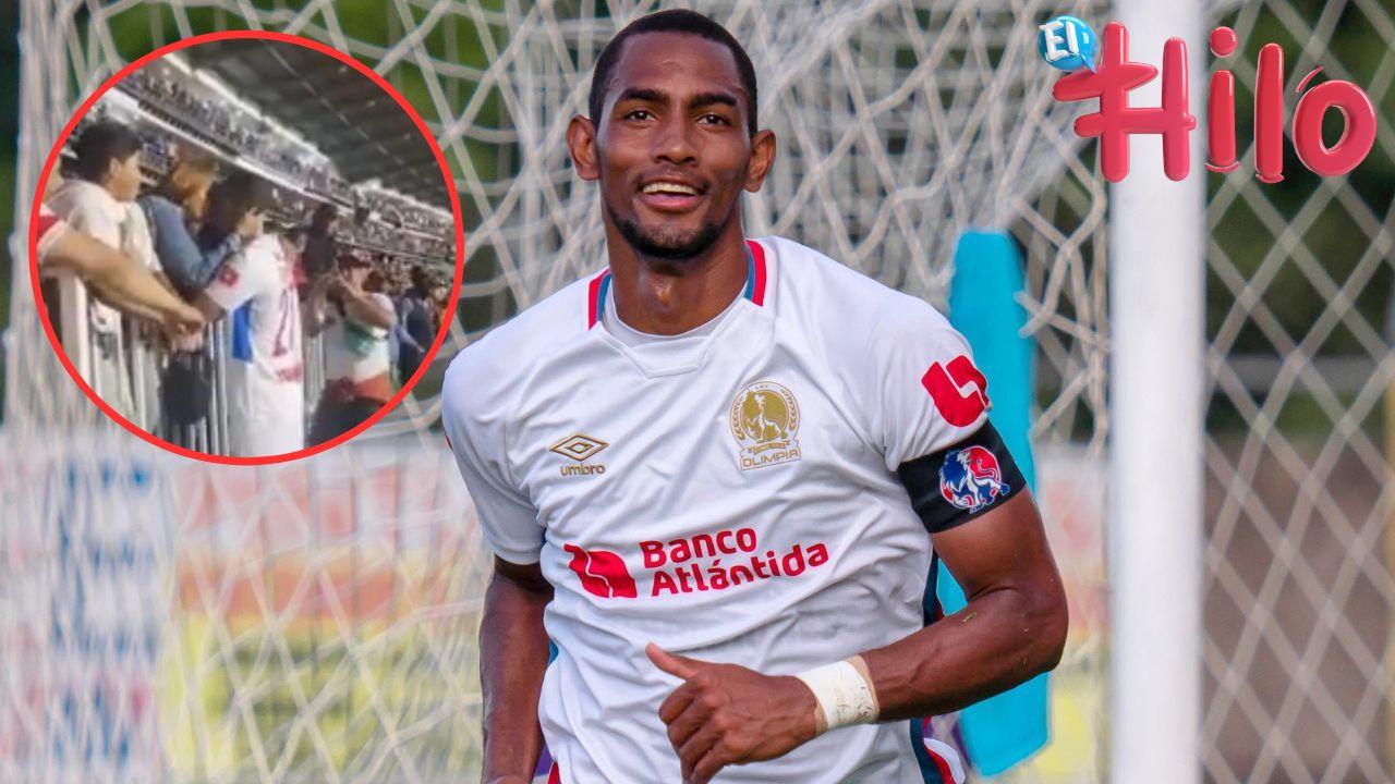 Imagen Principal de Nota: Final Olimpia vs. Motagua: Fanática de Jerry Bengtson le robó un apasionado beso en pleno estadio