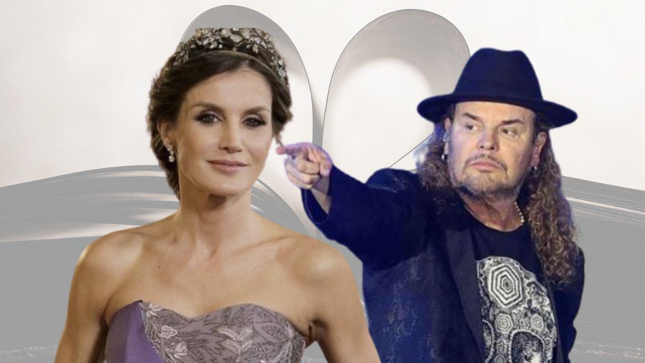 Imagen Principal de Nota: El supuesto amor prohibido entre Letizia con Fher, vocalista de Maná, que inspiró la portada de un disco de la banda mexicana