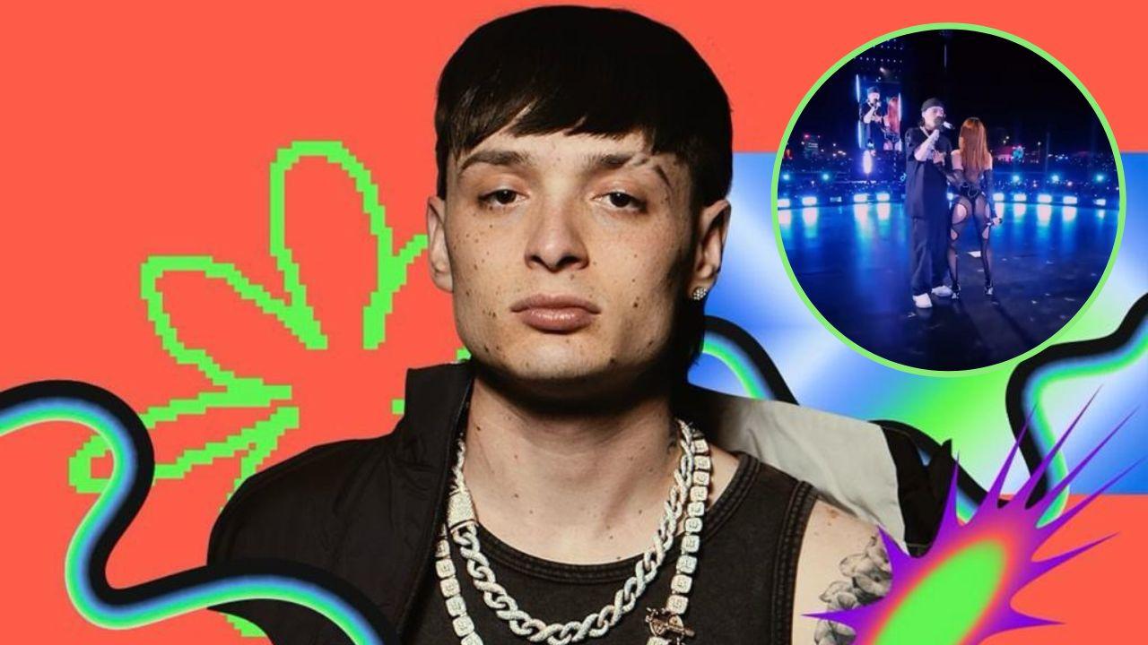 Imagen Principal de Nota: Peso Pluma se resistió al coqueto baile de Anitta, ¿solo tiene ojos para Nicki Nicole?