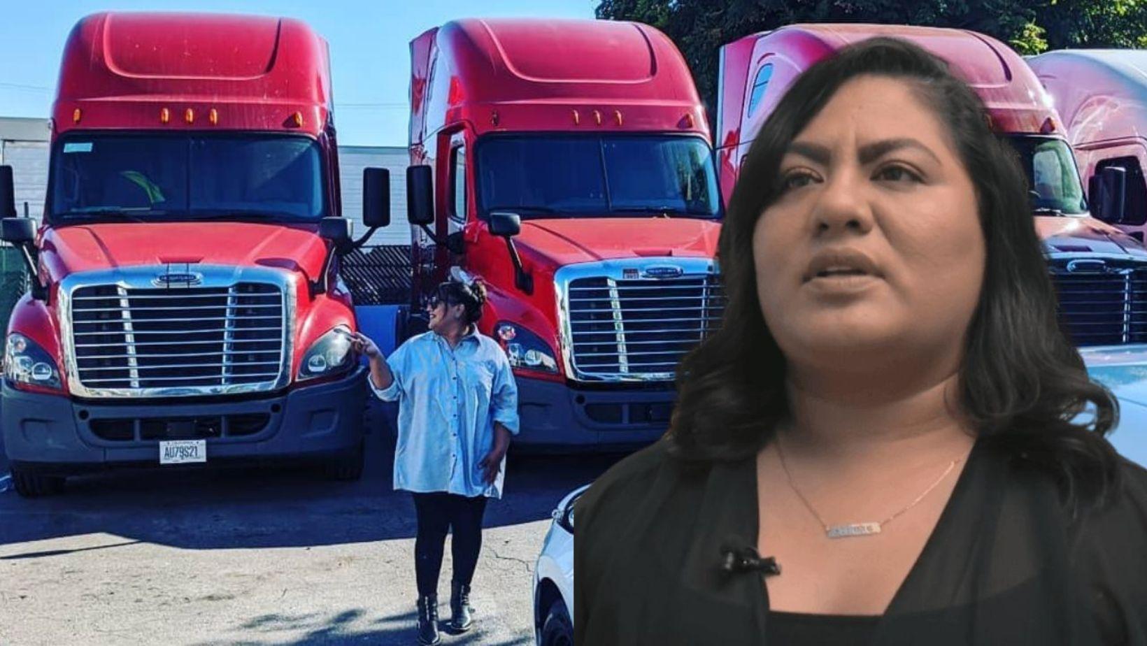 Imagen Principal de Nota: Sayda Ayala, la hondureña que desafía barreras y triunfa en EE.UU. con su empresa de tráileres