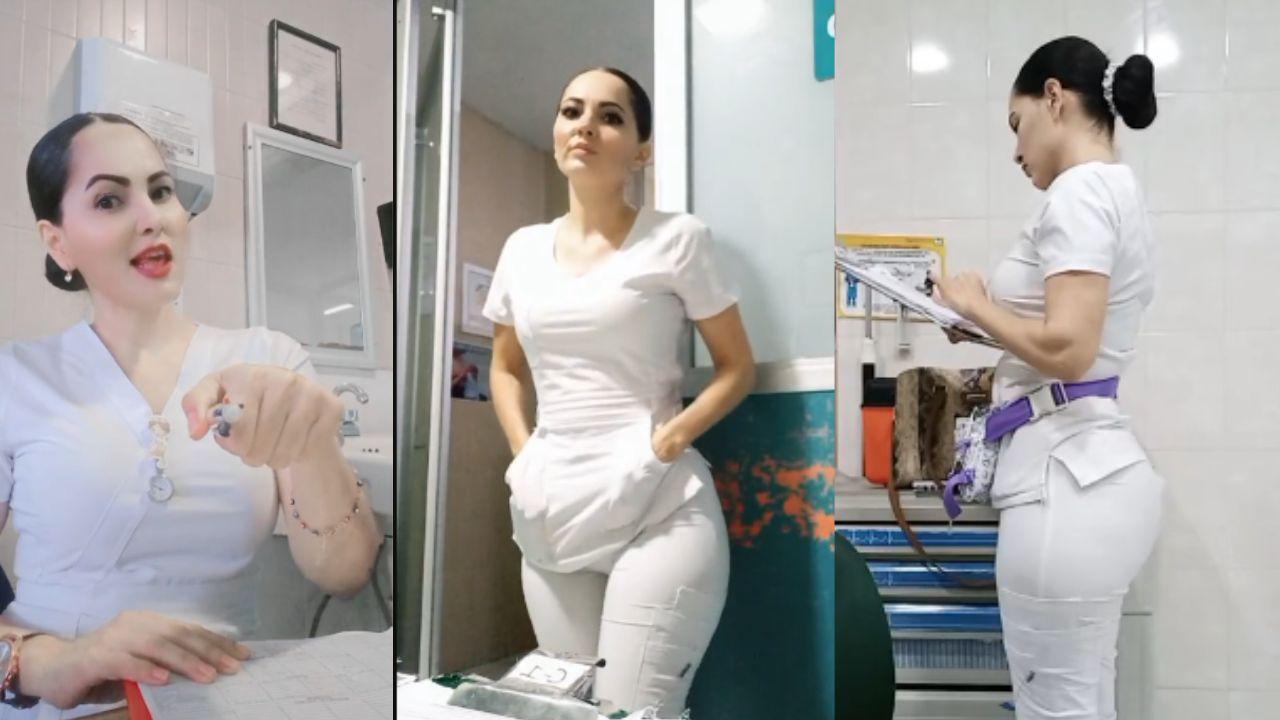 Imagen Principal de Nota: 'La mejor medicina para sus pacientes': Enfermera se viraliza en TikTok por su humor y belleza
