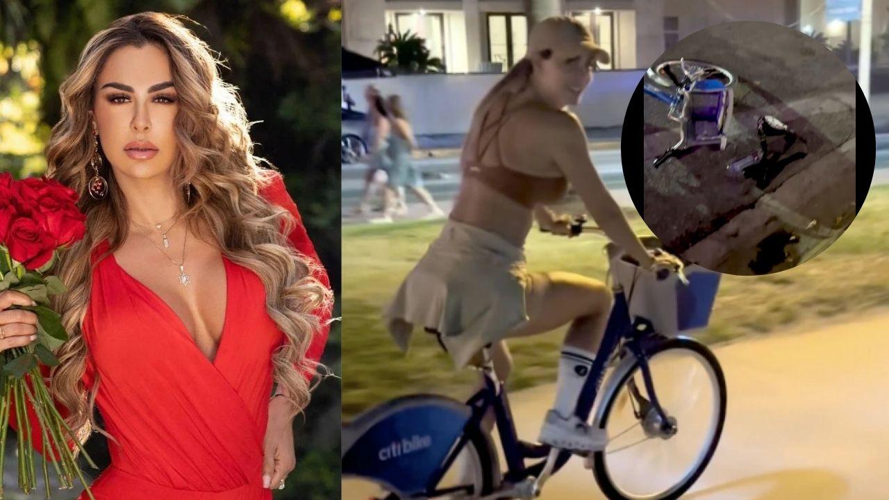 Imagen Principal de Nota: Ninel Conde sufre accidente mientras daba un paseo en bicicleta por Miami