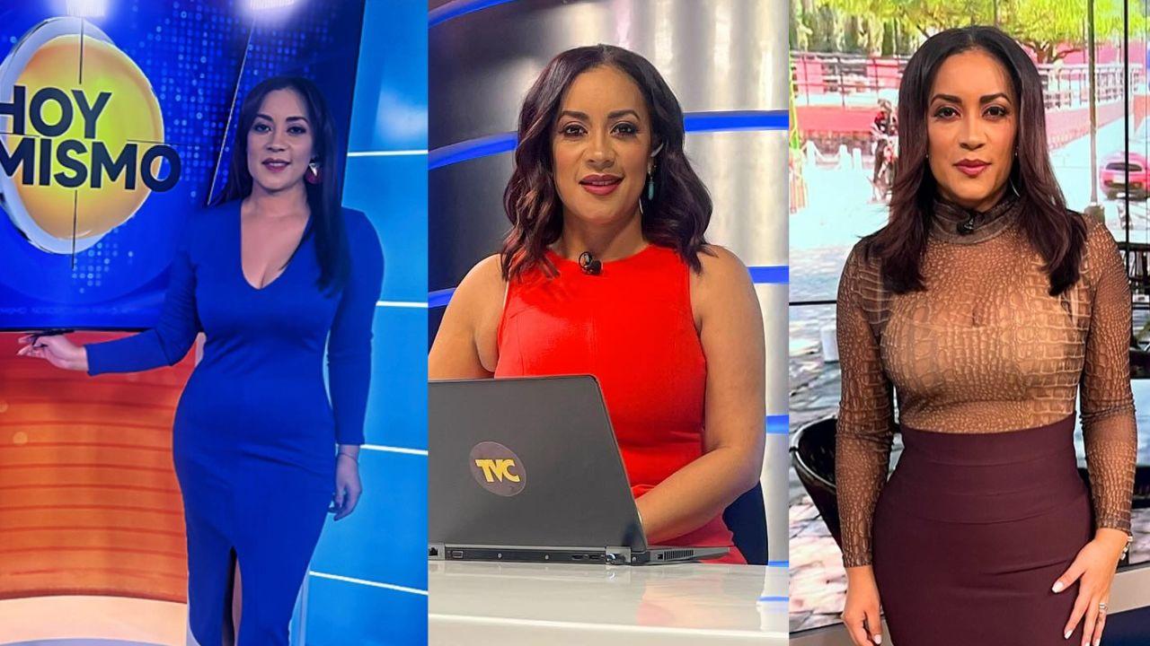 Imagen Principal de Nota: Claudia Almendares, periodista de Hoy Mismo, derrocha talento y belleza en la pantalla de TSi