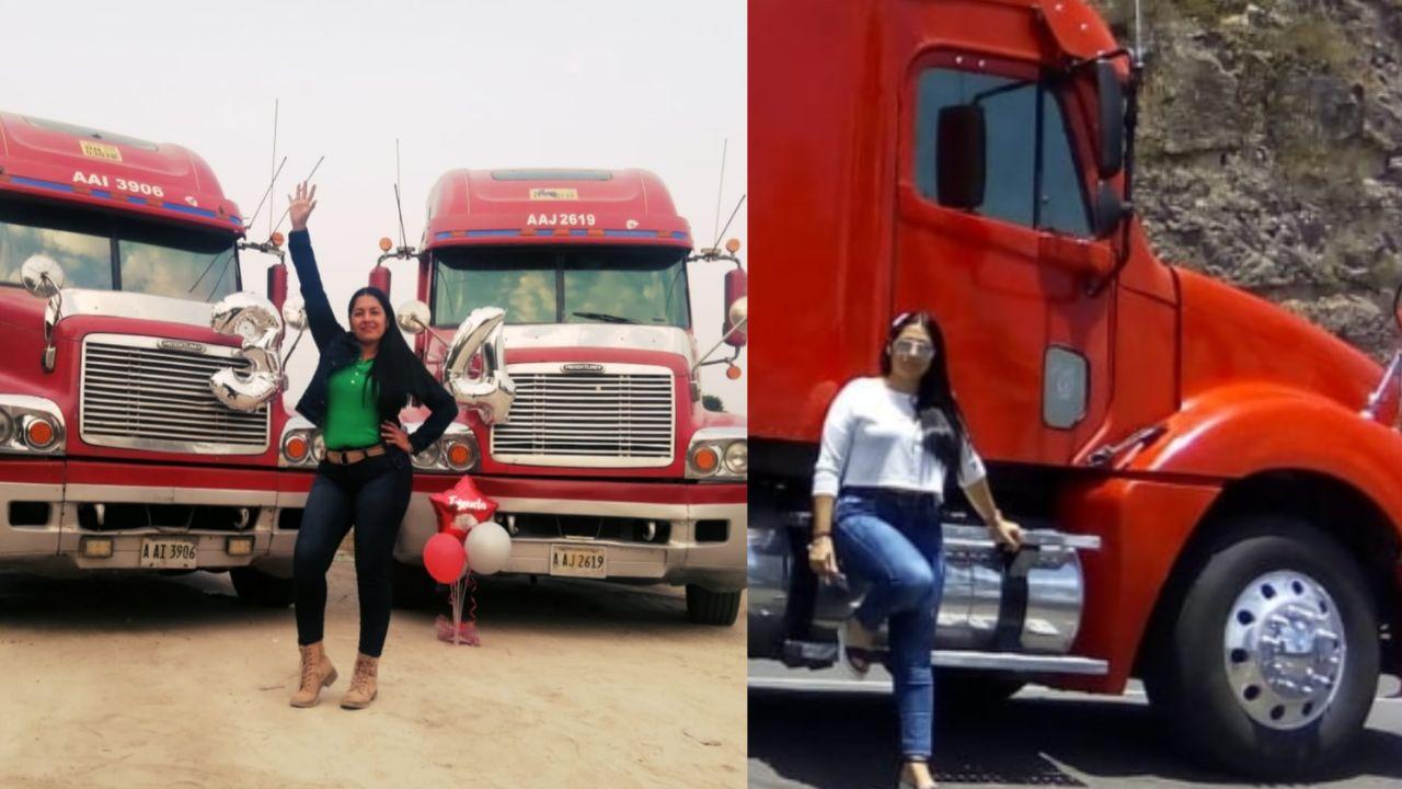 Imagen Principal de Nota: Eneyda Gómez, la hondureña  trailera que recorre la CA-5 en su camión