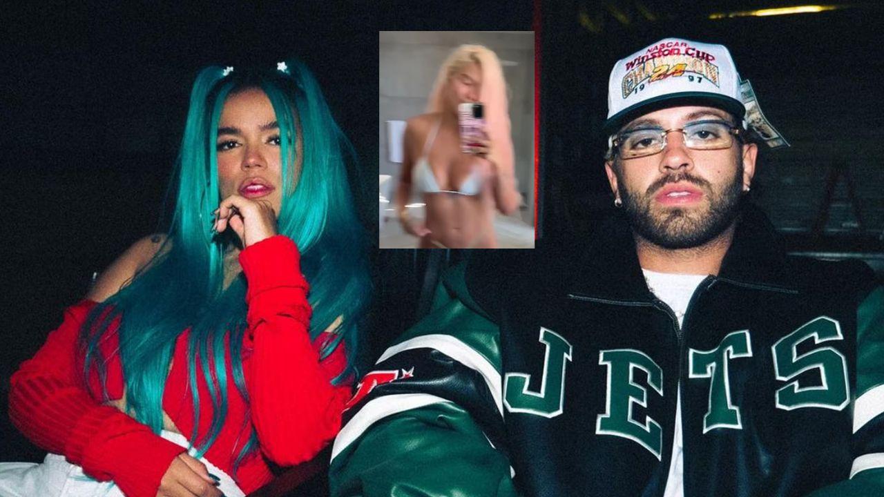 Imagen Principal de Nota: Karol G posa en bikini y  Feid no tardó en reaccionar