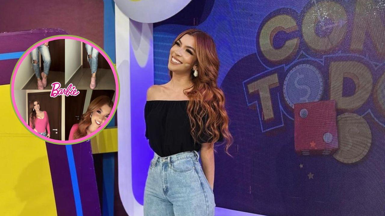 Imagen Principal de Nota: Laura Meza se convierte en Barbie y roba suspiros en redes sociales