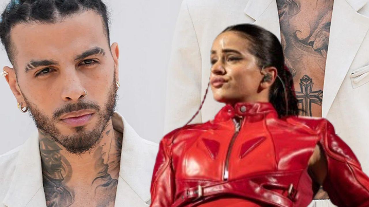 Imagen Principal de Nota: Rauw Alejandro, al estilo Nodal, se borra tatuaje de Rosalía y presume nuevo romance