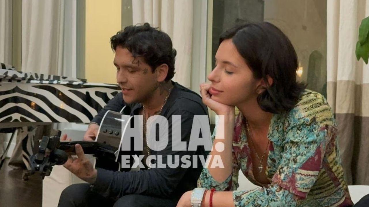 Imagen Principal de Nota: Christian Nodal y Ángela Aguilar comparten su primera foto juntos