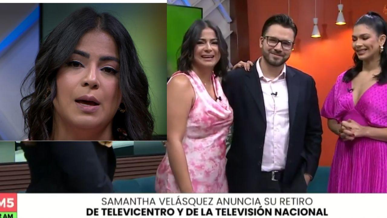 Imagen Principal de Nota: Samantha Velásquez se despide de Las Mañanas del 5 y de la televisión hondureña