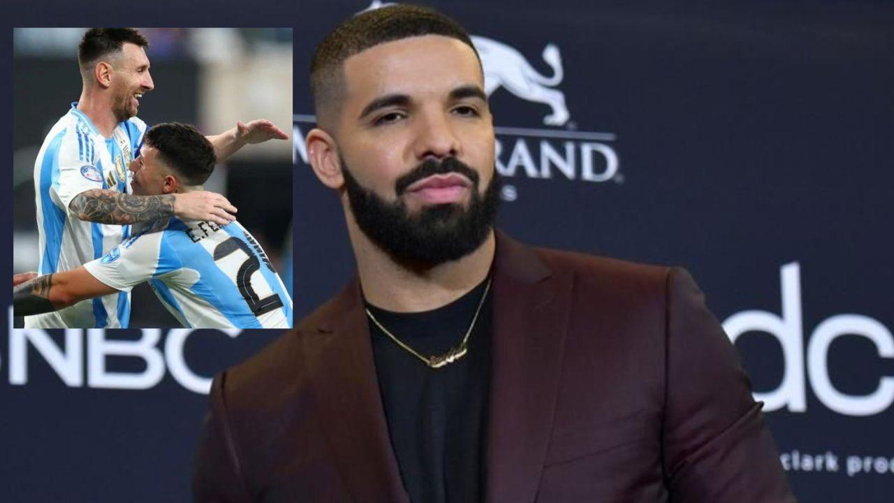 Imagen de Selección argentina manda mensaje a Drake tras perder  300 mil dólares por derrota de Canadá en la Copa América