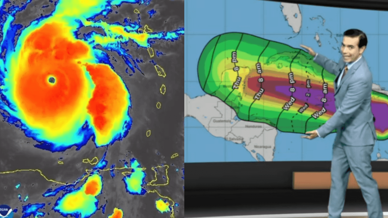 Imagen Principal de Nota: Huracán Beryl azotará Honduras con fuertes lluvias y ráfagas de viento
