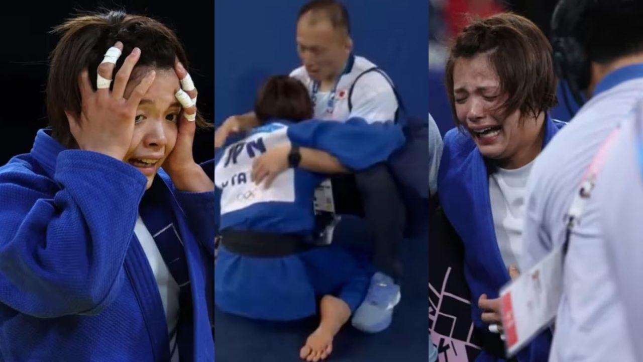 Imagen Principal de Nota: Momento desgarrador: Uta Abe, judoca campeona del mundo, eliminada en JJ OO de París 2024