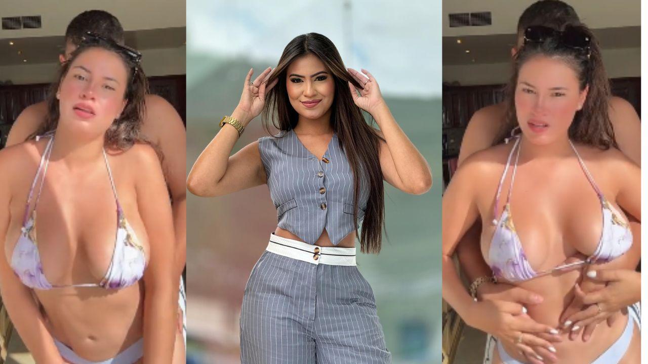 Imagen Principal de Nota: Alejandra Rubio y su novio protagonizan atrevido baile en TikTok; así fue criticada
