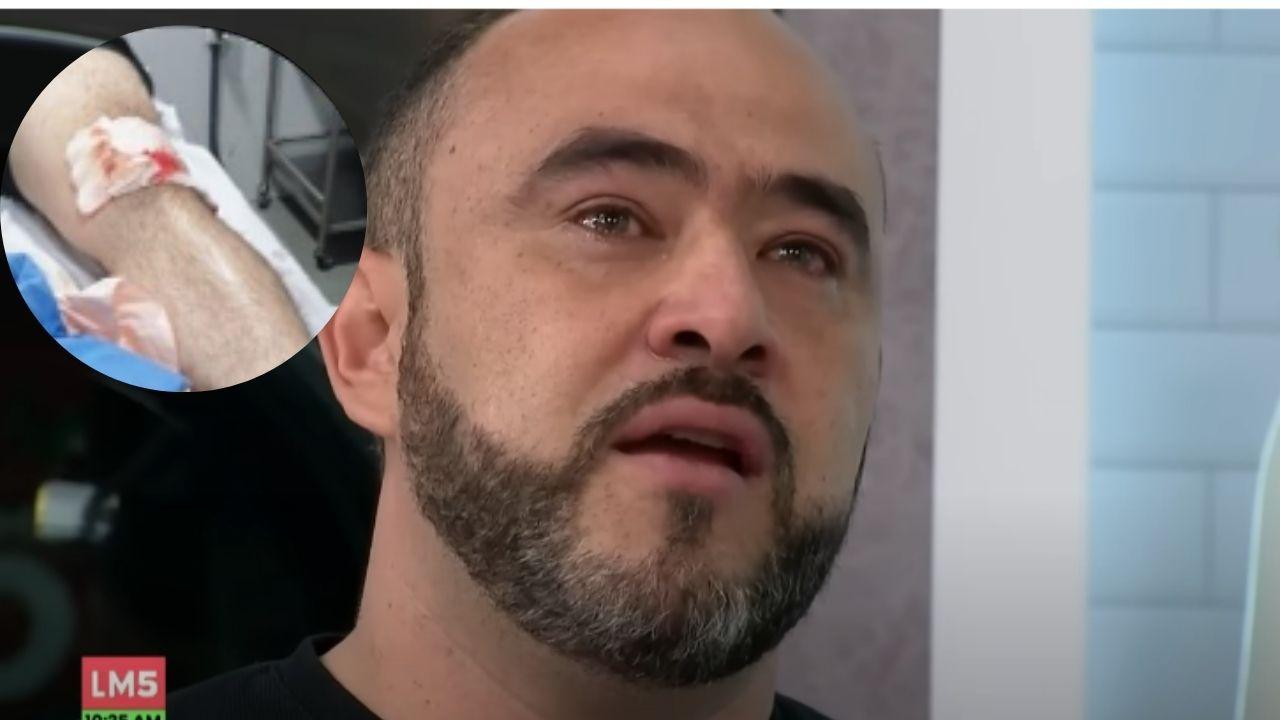 Imagen Principal de Nota: Nahúm Alonzo rompe en llanto al agradecer el apoyo incondicional de su esposa tras un difícil accidente
