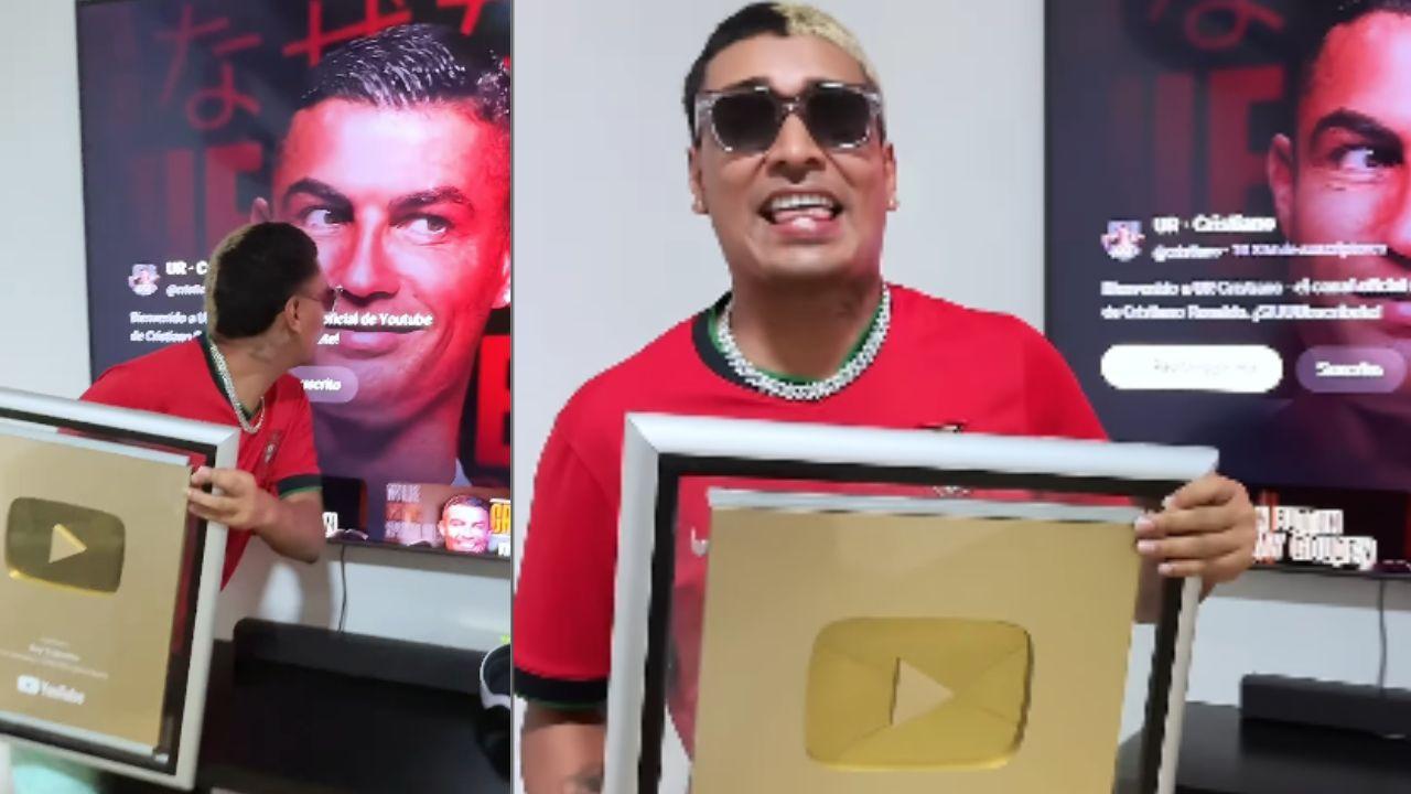 Imagen Principal de Nota: Supremo responde a Cristiano Ronaldo: 'Mi placa de oro llegó primero'