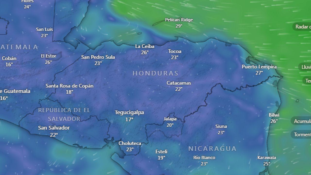 Imagen Principal de Nota: Pronostican lluvias con actividad eléctrica en Honduras para este miércoles