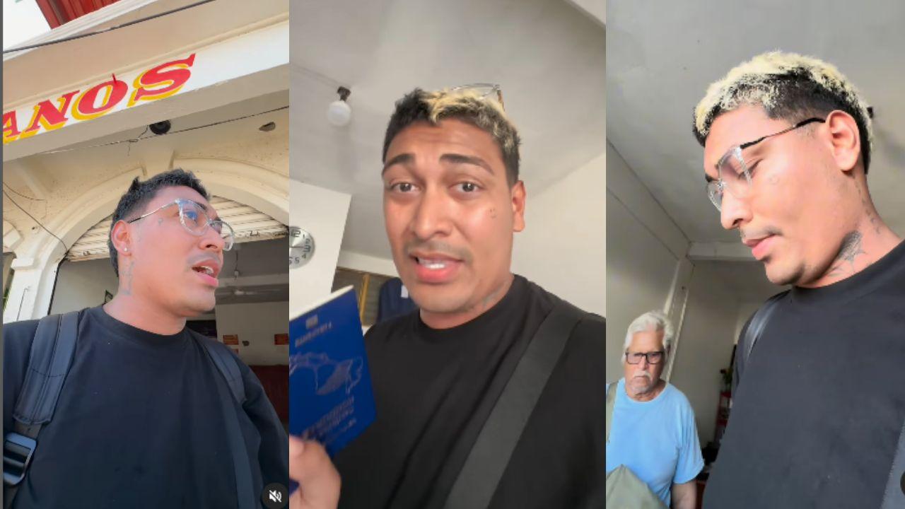 Imagen Principal de Nota: 'Supremo' denuncia discriminación en México tras mostrar visa y pasaporte hondureño: ‘solo por mi color de piel’