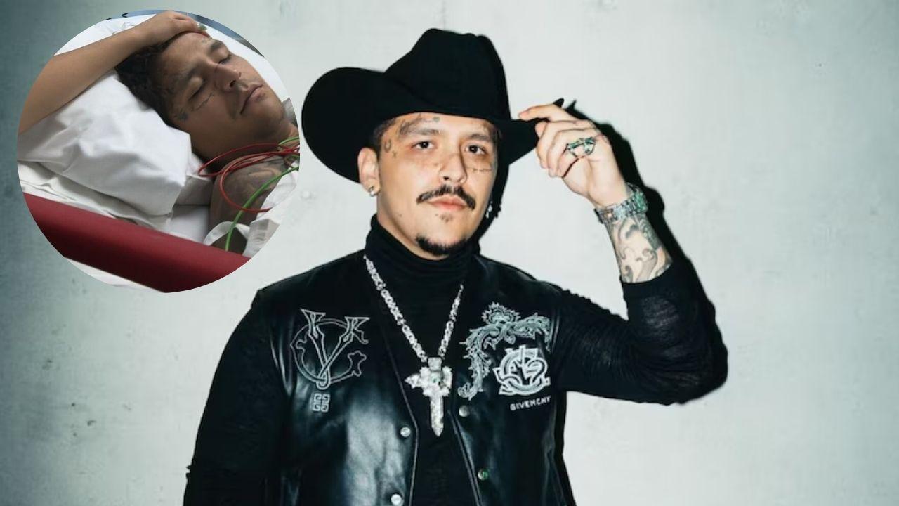 Imagen Principal de Nota: Christian Nodal: ¿Hospitalización por exceso de alcohol?