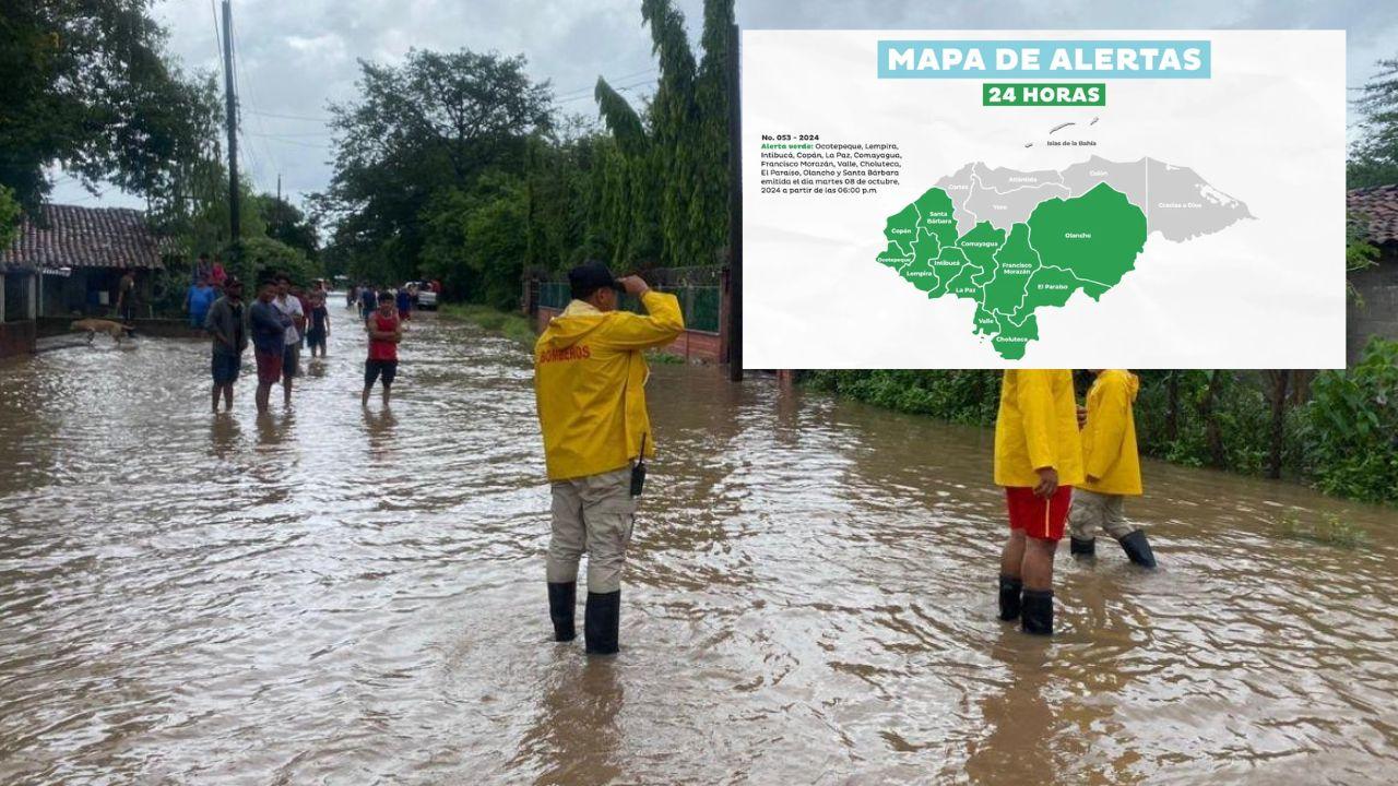Imagen Principal de Nota: Lluvias seguirán afectando Honduras: Copeco extiende alerta verde a 12 departamentos