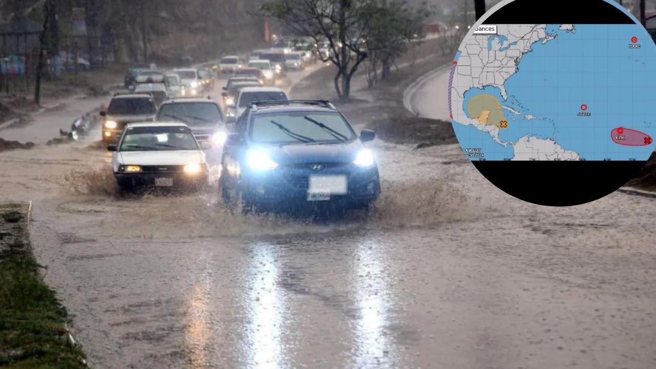 Imagen de Sistema de baja presión intensifica lluvias en Honduras