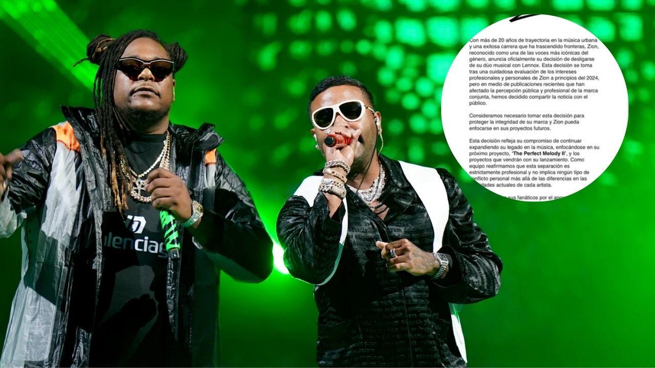 Imagen Principal de Nota: Zion & Lennox anuncian su separación tras más de 20 años de trayectoria