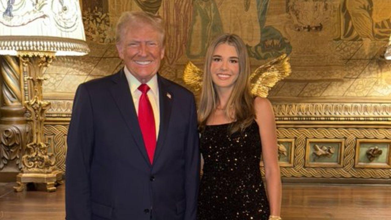 Imagen Principal de Nota: Kai Madison Trump, la nieta de Donald Trump, cautiva las miradas con un mensaje de felicitación a su abuelo