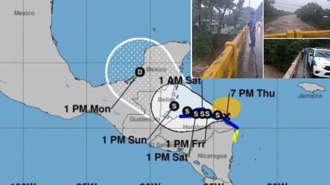 Imagen Principal de Nota: Honduras en emergencia: tormenta Sara causa estragos por lluvias y deja miles de afectados y tres desaparecidos