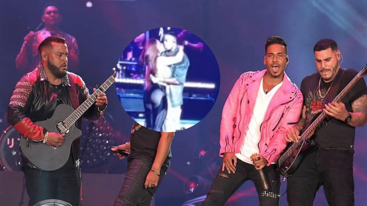 Imagen de Romeo Santos sorprende a fan con un beso en pleno concierto en Nicaragua