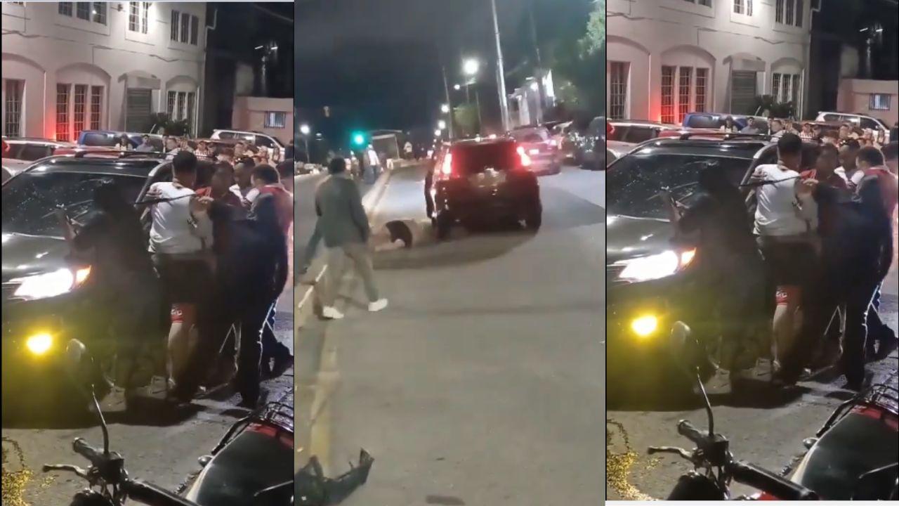 Imagen Principal de Nota: Aficionado olimpista es arrastrado por un carro luego de discusión