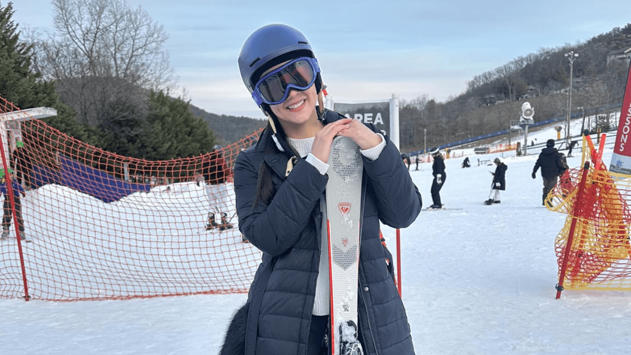 Imagen de Isabel Zambrano disfruta de sus vacaciones bajo la nieve en Estados Unidos