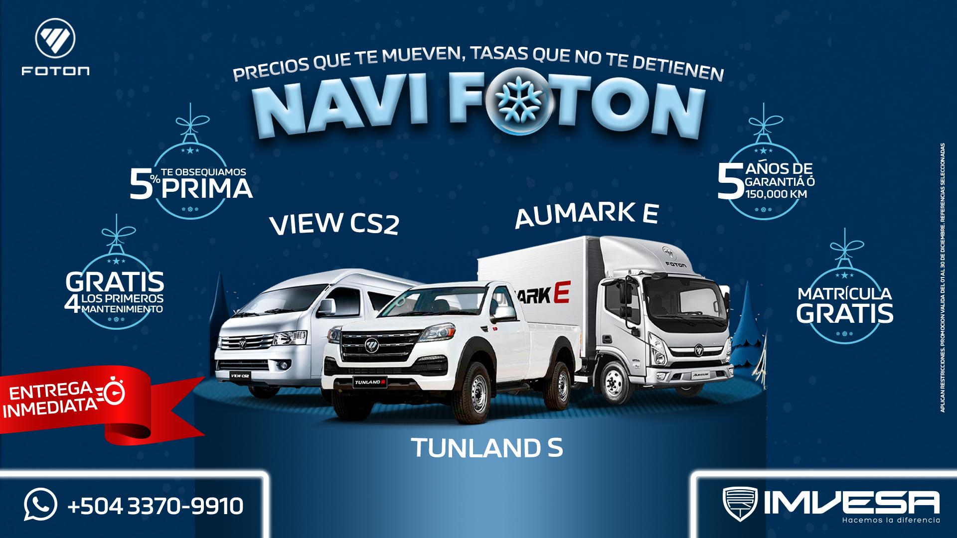 Imagen Principal de Nota: Precios que te mueven, tasas que no te detienen con ¡NAVI FOTON!