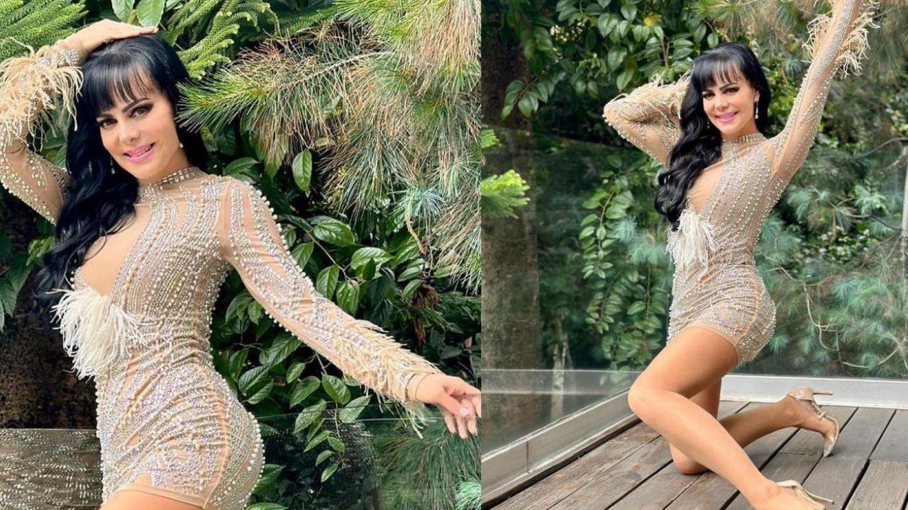 Imagen Principal de Nota: Maribel Guardia recibe el 2025 presumiendo cuerpazo en diminuto traje de baño