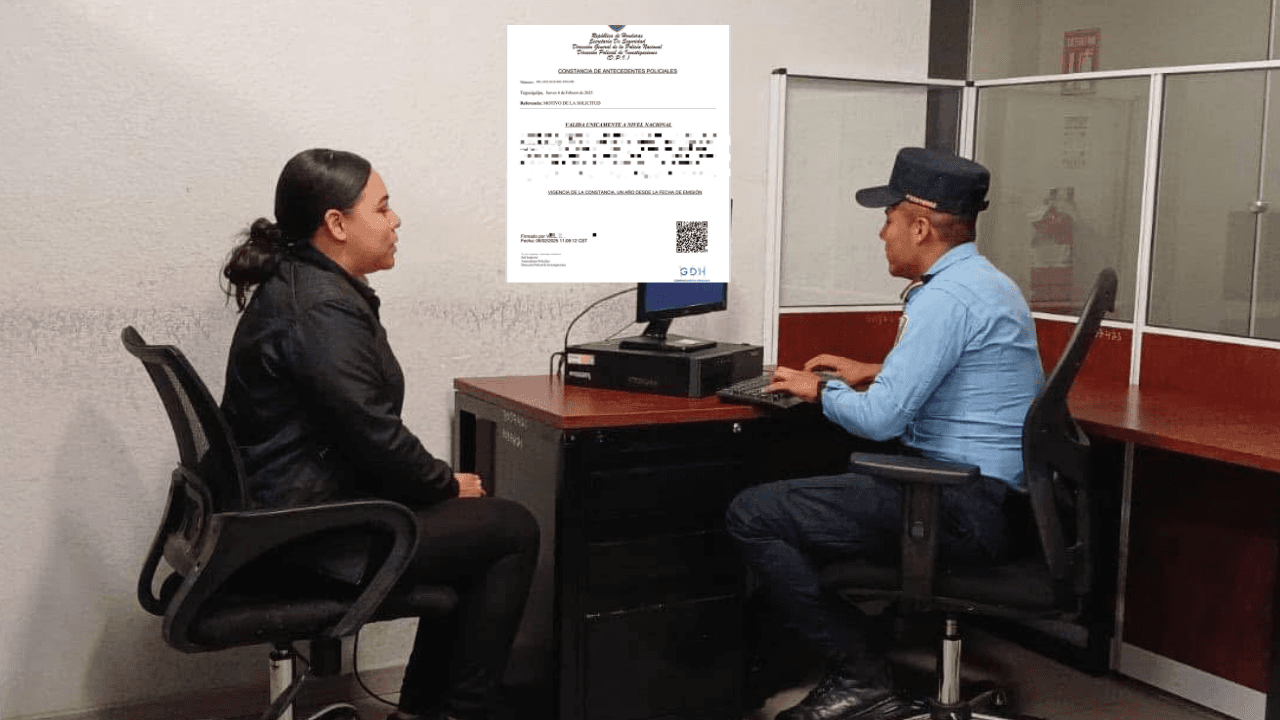 Imagen Principal de Nota: DPI lanza nuevo formato para la Constancia de Antecedentes Policiales en el Distrito Central