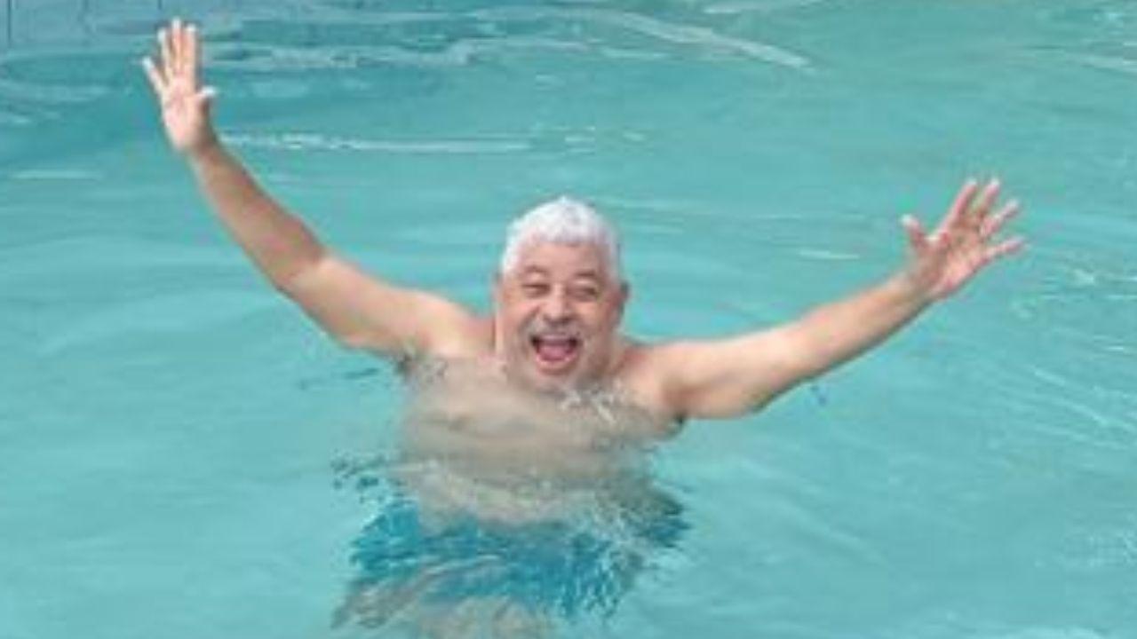 Imagen Principal de Nota: Marvin Ponce se relaja con un chapuzón en su piscina de lujo en Güinope