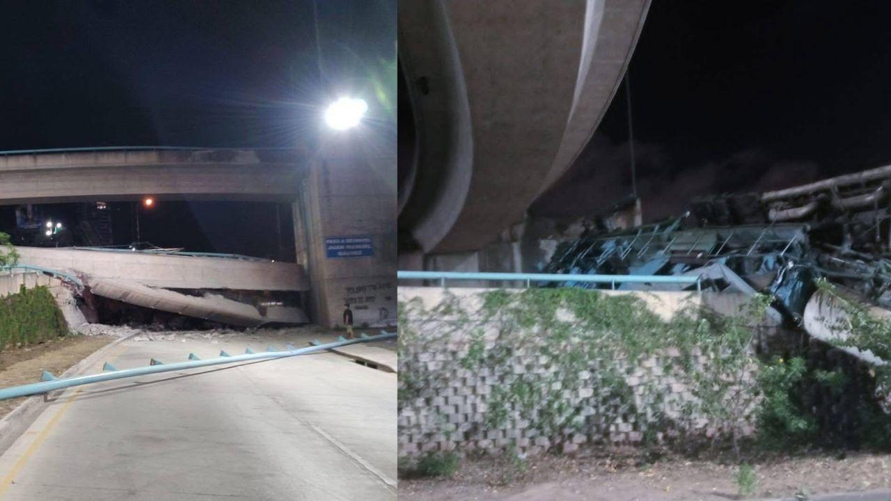 Imagen Principal de Nota: Cierre de calles tras caída de puente en colonia 21 de Octubre en Tegucigalpa: Rutas alternas