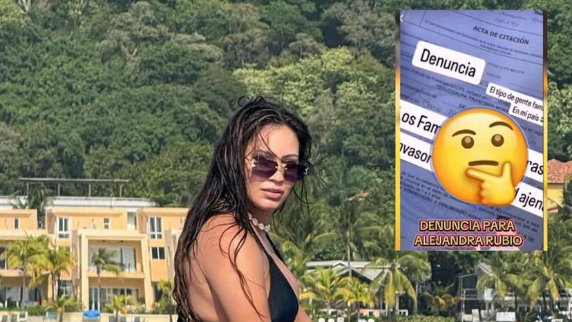 Alejandra Rubio disfruta en Roatán mientras se viraliza supuesto demanda por desalojo