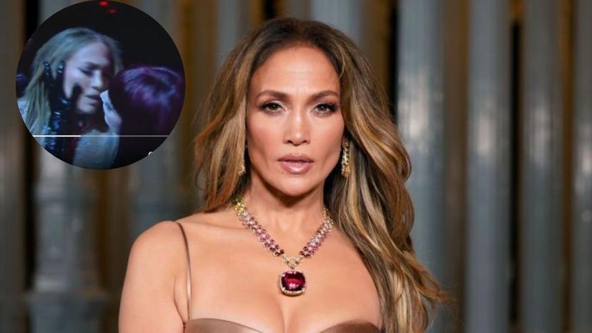 Jennifer López causa furor en los AMAs 2025 con apasionados besos a bailarines